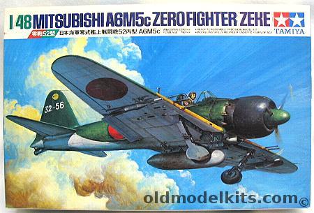 Tamiya 1/48 Mitsubishi Zero A6M5c (Zeke) Type 52, 61027 plastic model kit
